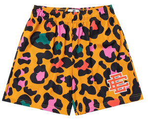 Eric Emanuel EE Basic Shorts - Orange Cheetah - Used