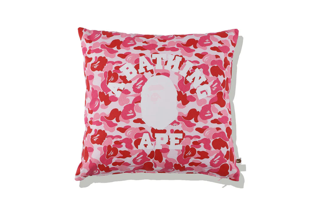 ABC Camo College Square Cushion - Pink Bape