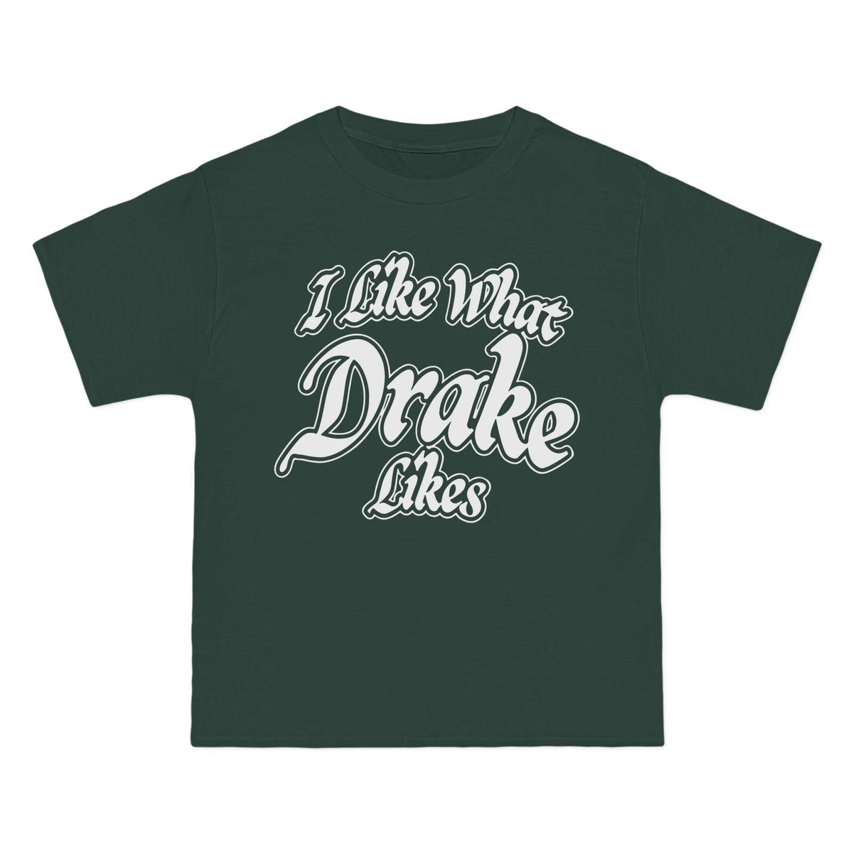 Drake It's All a Blur Tour Merch Tee - I Like What Drake Likes (Green) Sp5der