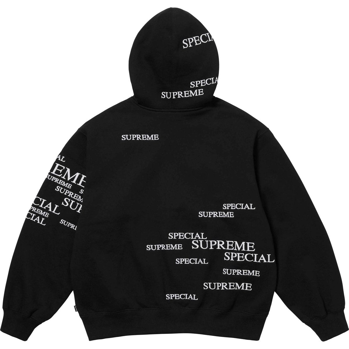 Supreme Special Zip Up Hooded Sweatshirt - Black Supreme
