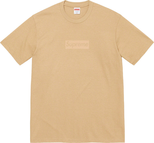 Supreme Tonal Box Logo Tee - Khaki