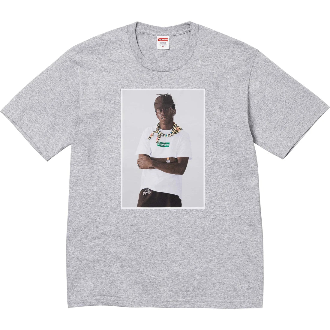 Supreme Tyler The Creator Tee - Heather Grey - Used Supreme