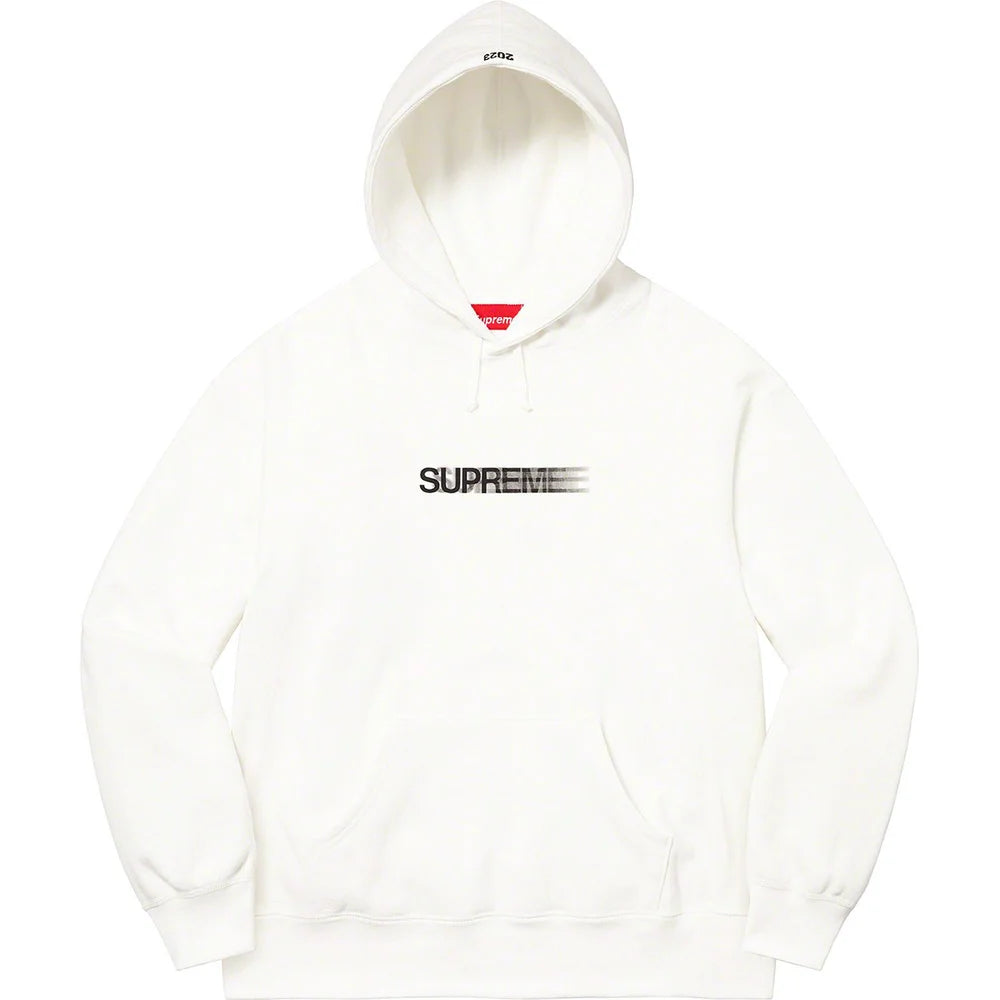 Supreme Motion Logo Hooded Sweatshirt - White Supreme