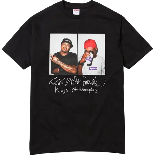 Supreme Three 6 Mafia Tee - Black Supreme