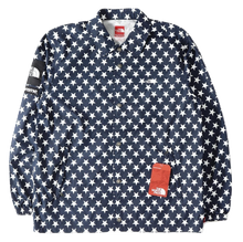 Supreme X The North Face Packable Coach Jacket Stars - Navy Blue