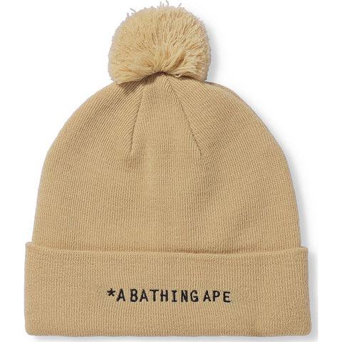 A Bathing Ape Knit Cap - Ivory Bape