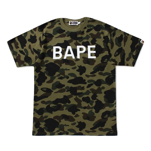 A Bathing Ape 1st Camo Bape Tee - Green Camo