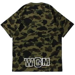 A Bathing Ape 1st Camo Shark Tee - Green Camo Bape
