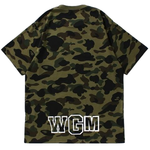 A Bathing Ape 1st Camo Shark Tee - Green Camo