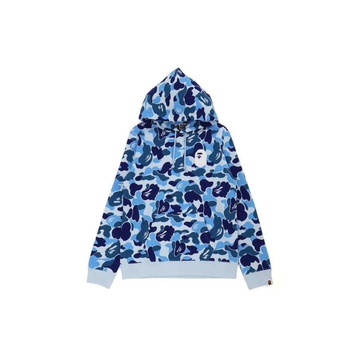 A Bathing Ape Big ABC Camo Ape Head Pullover - Blue Bape