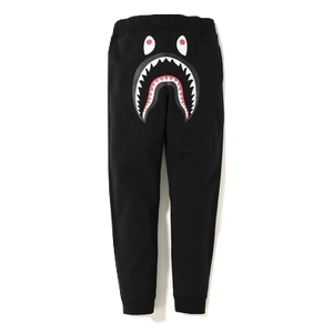 A Bathing Ape Shark Slim Sweatpants - Black/Purple - Used Bape