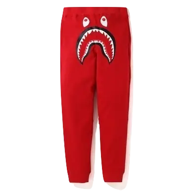 A Bathing Ape Shark Slim Sweatpants - Red Bape