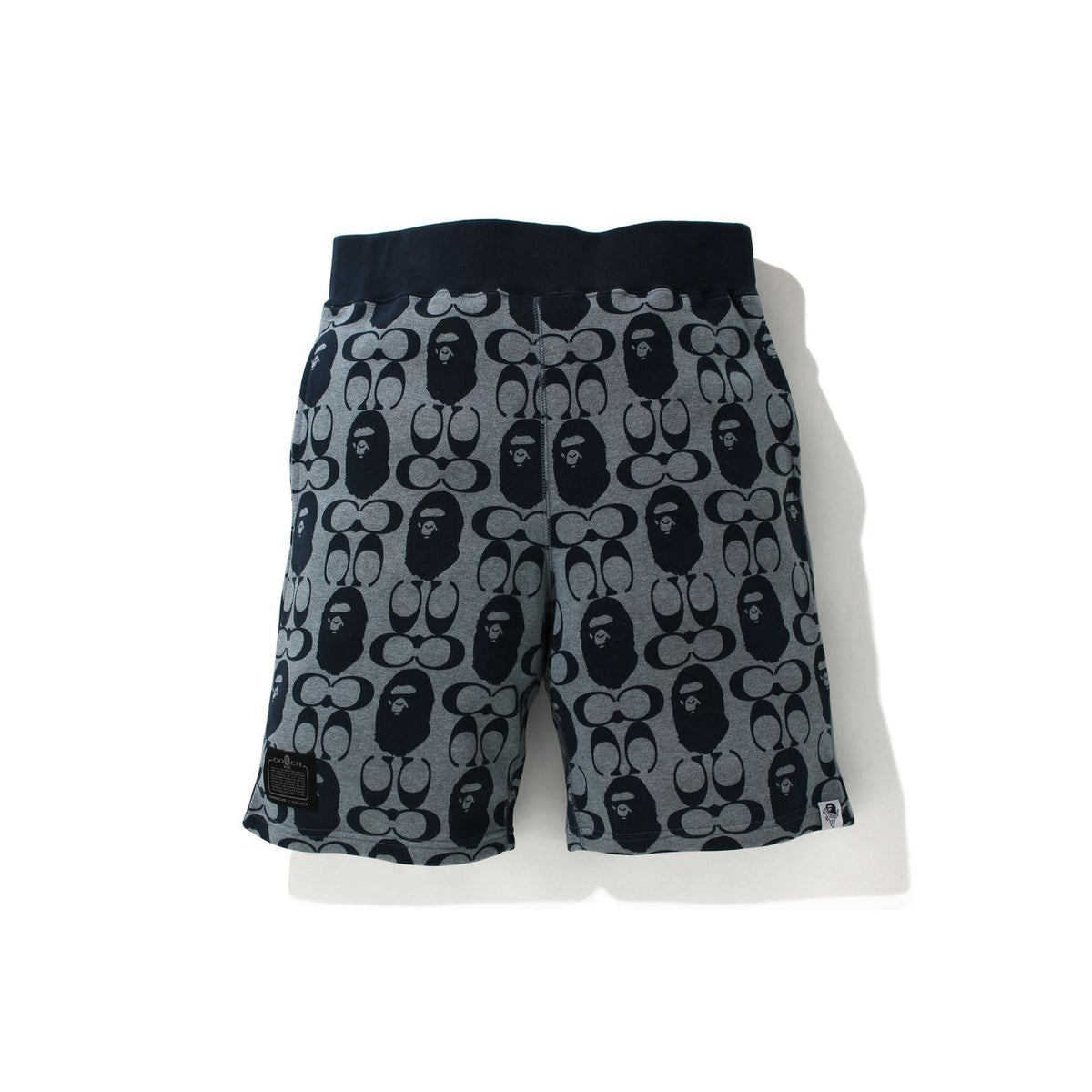 A Bathing Ape x Coach Shorts - Navy Bape