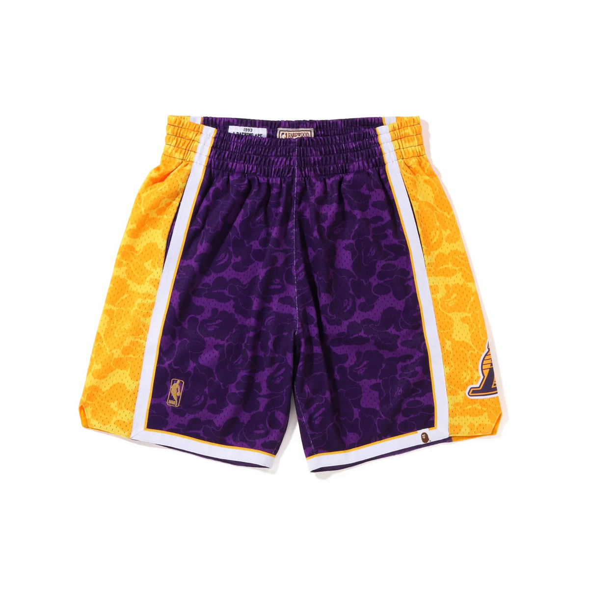 A Bathing Ape - BAPE x Mitchell & Ness Los Angeles Lakers Shorts - PPX Bape