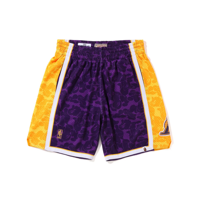 A Bathing Ape - BAPE x Mitchell & Ness Los Angeles Lakers Shorts - PPX