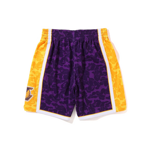 A Bathing Ape - BAPE x Mitchell & Ness Los Angeles Lakers Shorts - PPX Bape