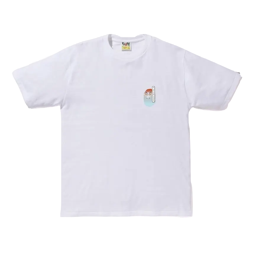 A Bathing Ape Kabuki College Tee - White Bape