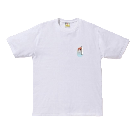 A Bathing Ape Kabuki College Tee - White - Used