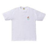 A Bathing Ape Kabuki College Tee - White - Used