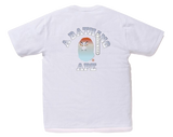 A Bathing Ape Kabuki College Tee - White - Used