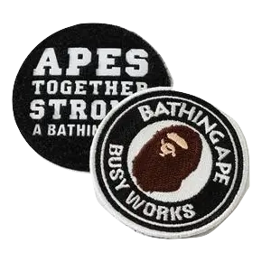 A Bathing Ape BWS One Point Tee - White Bape