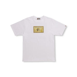 A Bathing Ape X OVO Card Tee - White Bape