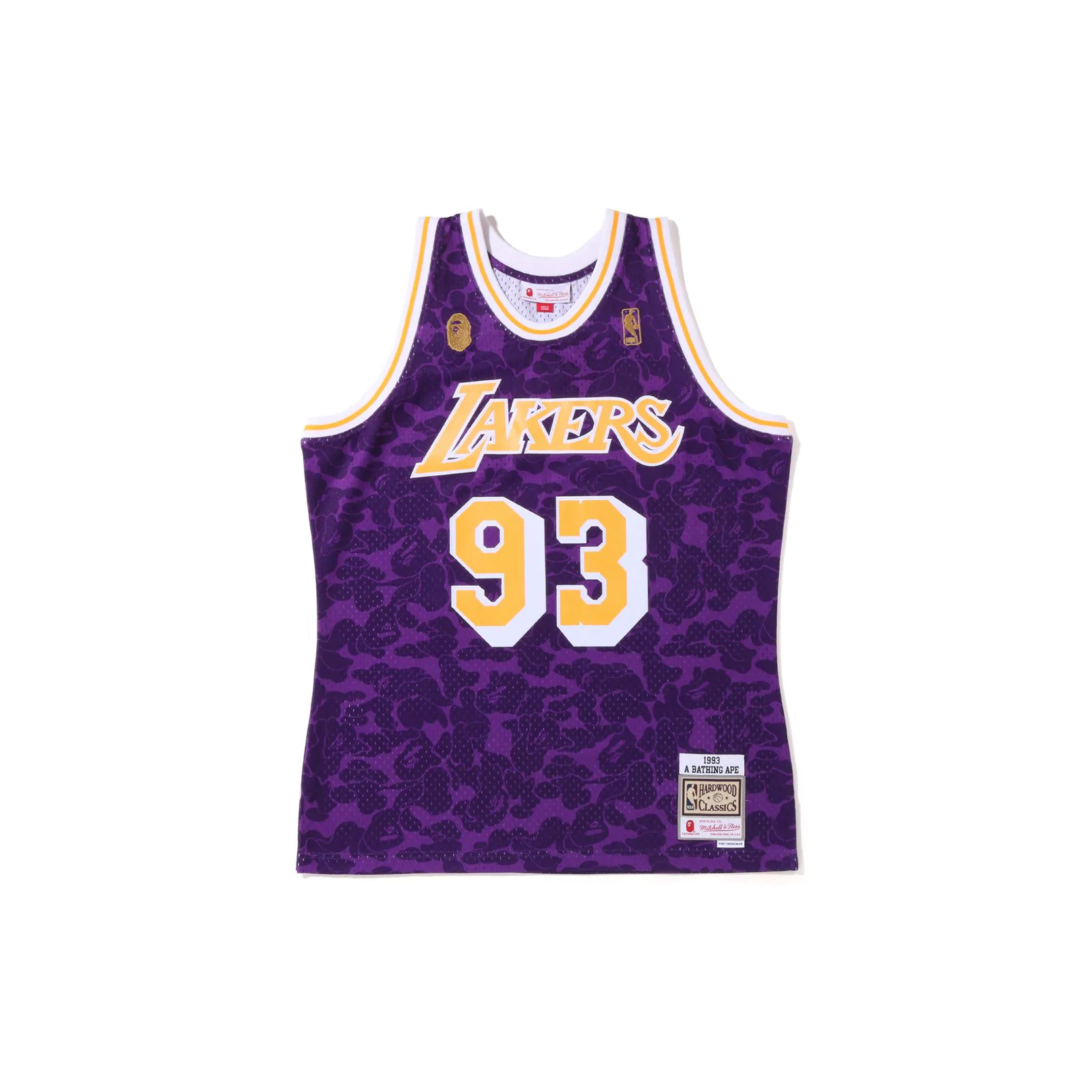 Bape lakers best sale jersey price