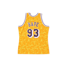 A Bathing Ape x Mitchell & Ness Lakers ABC Basketball Swingman Jersey - YEX