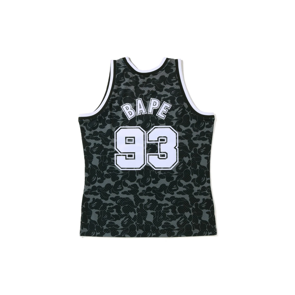 A Bathing Ape x Mitchell & Ness New Jersey Nets Jersey - Black
