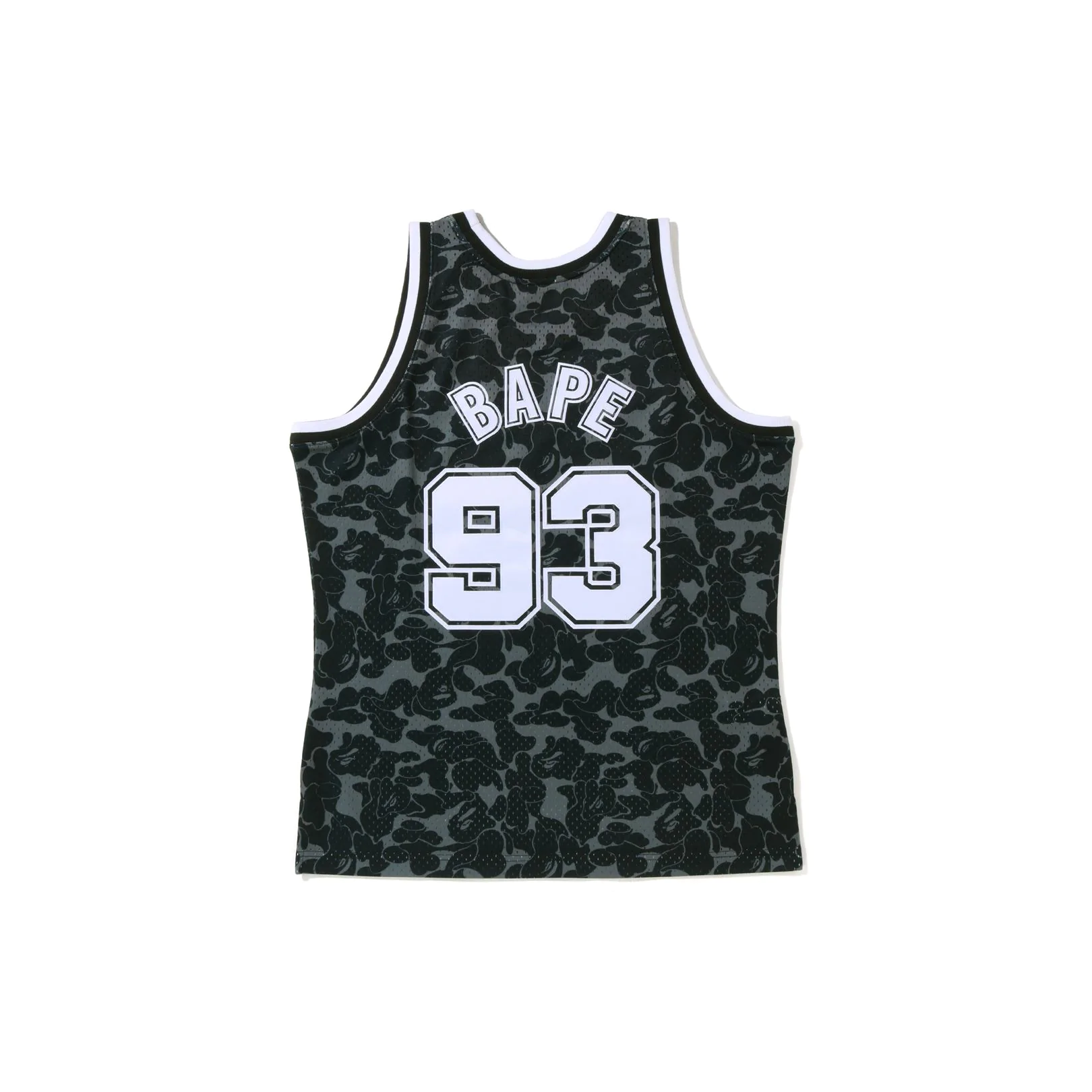 A Bathing Ape x Mitchell Ness New Jersey Nets Jersey Black Grails SF