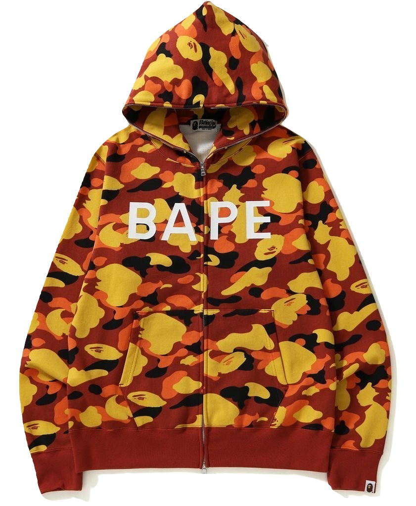 Bape 1st Camo Wide Full Zip Hoodie