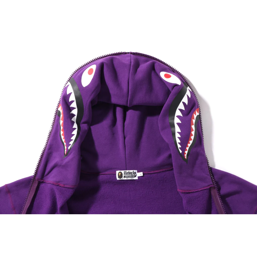 Bape Shark Hoodie Purple