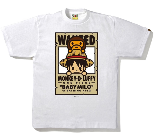 A Bathing Ape Luffy x Milo Bounties Tee