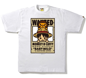 A Bathing Ape Luffy x Milo Bounties Tee