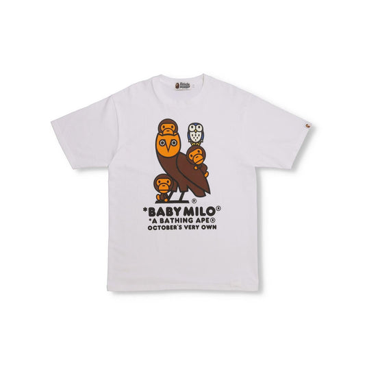 A Bathing Ape X OVO Baby Milo Tee - White Bape