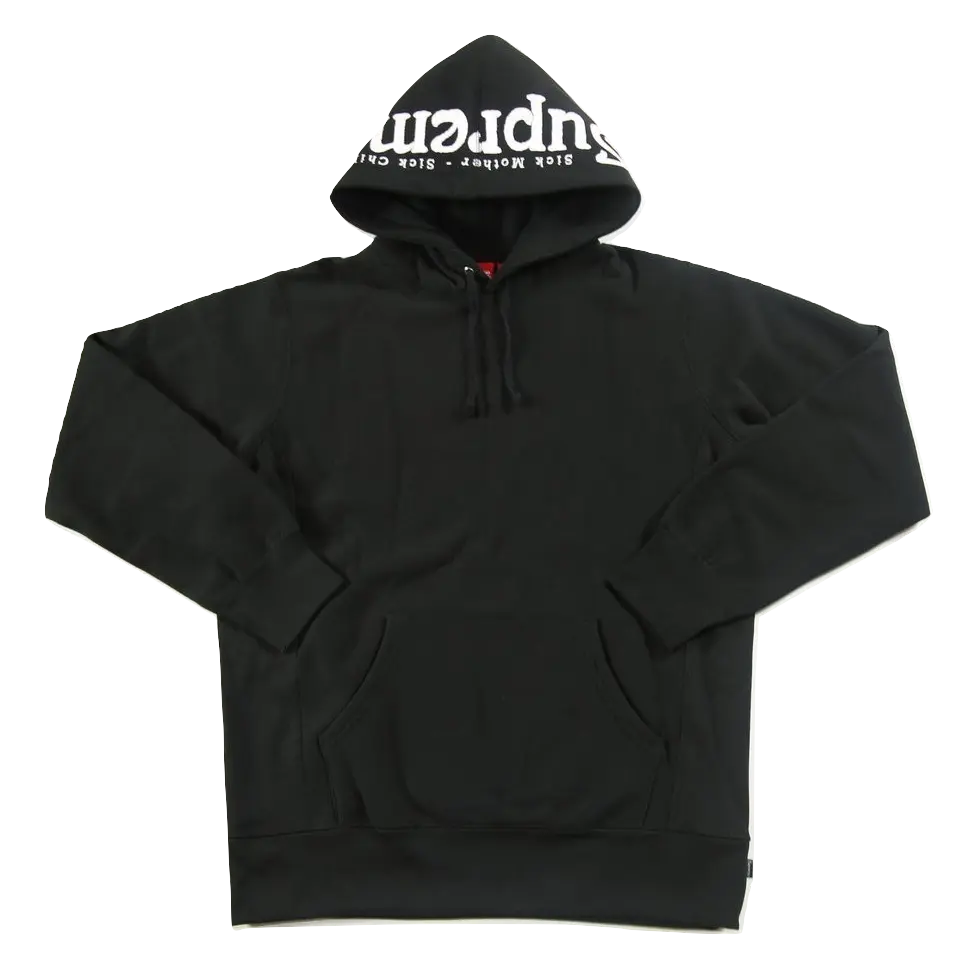Supreme Sick Mother Sick Child Hoodie - Black Supreme