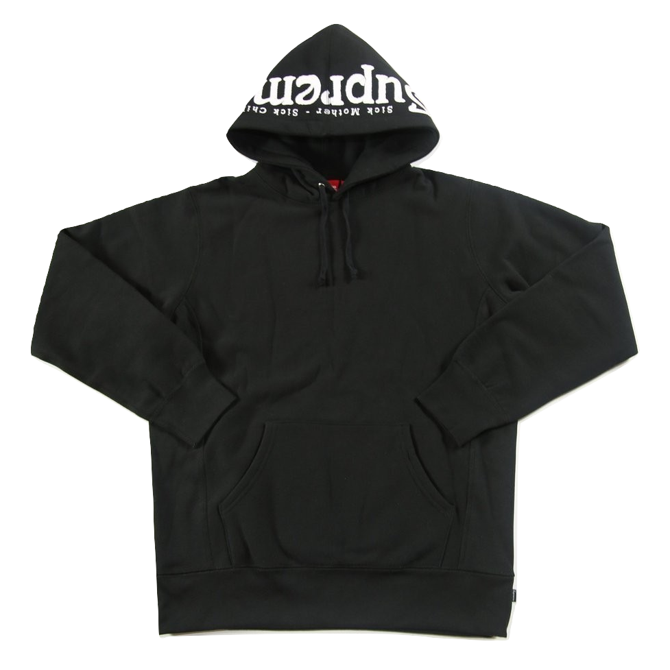 Supreme Sick Mother Sick Child Hoodie - Black