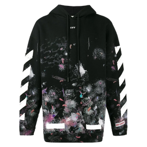 OFF White Galaxy Pullover - Black OFF-WHITE