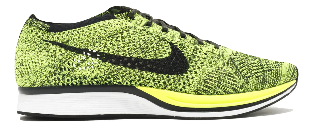 Nike Flyknit Racer - Volt/ Black Nike