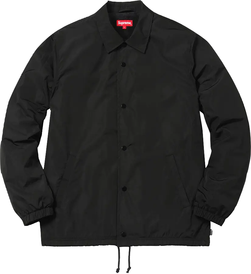 Supreme Old English Coaches Jacket Black Supreme