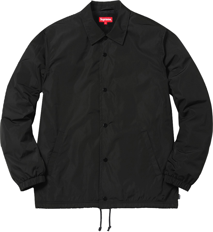 Supreme Old English Coaches Jacket Black -Used