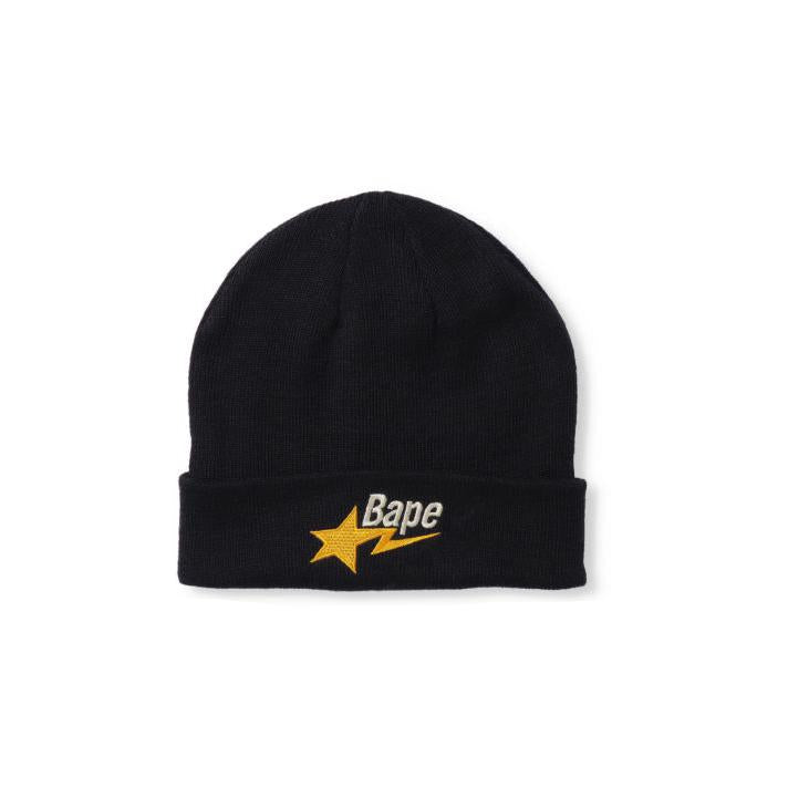 A Bathing Ape Sta Knit Cap - Navy Bape