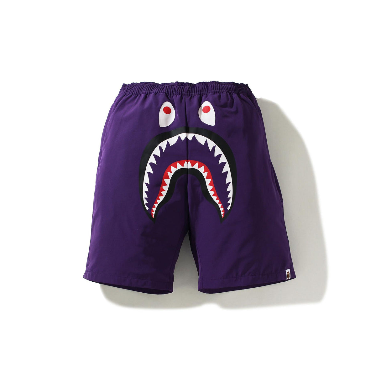A Bathing Ape Shark Beach Shorts - Purple Bape