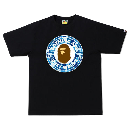 A Bathing Ape ABC Busy Works Tee - Black/Blue