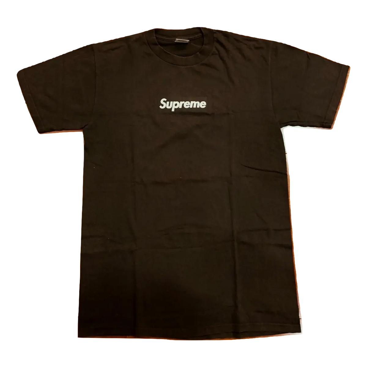 Supreme Box Logo Tee - Brown 2001 - Used Supreme