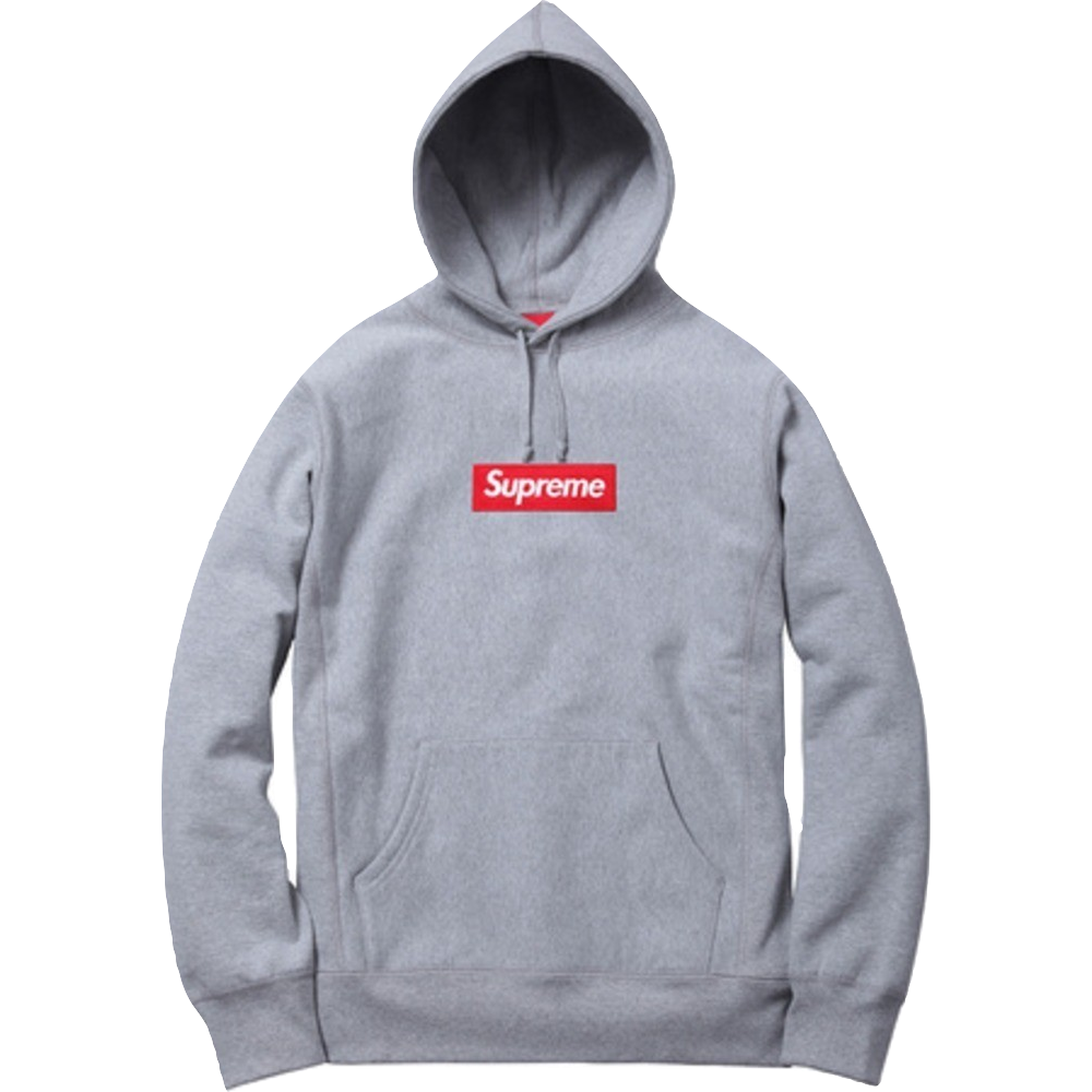 Supreme Box Logo Hooded Sweatshirt FW13 - Grey