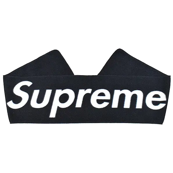 Supreme Scarf Exclusive Japan Magazine - Black Supreme