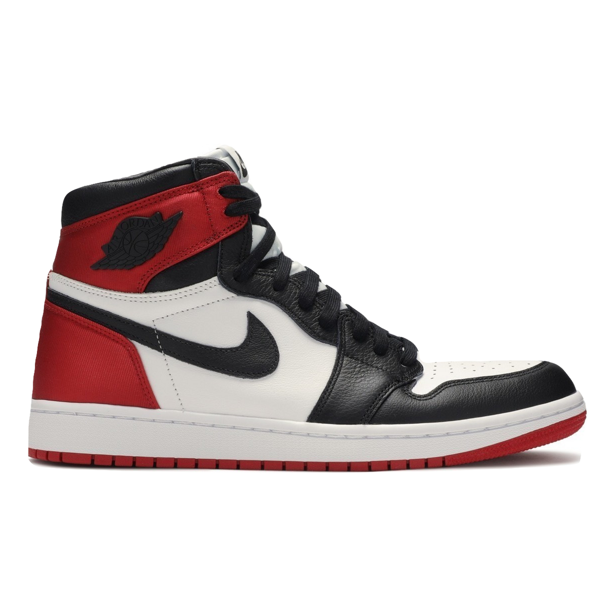 WMNS Air Jordan 1 Retro High - Satin Black Toe - Used Air Jordan