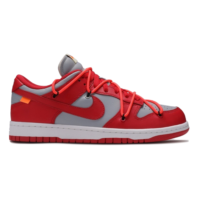 Nike Dunk Low LTHR / OW - University Red - Used