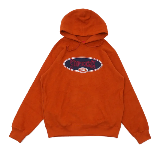 Supreme Reverse Fleece Hooded Sweatshirt - Copper - Used Supreme